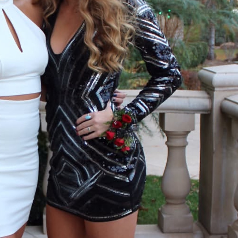 Sequin express dress